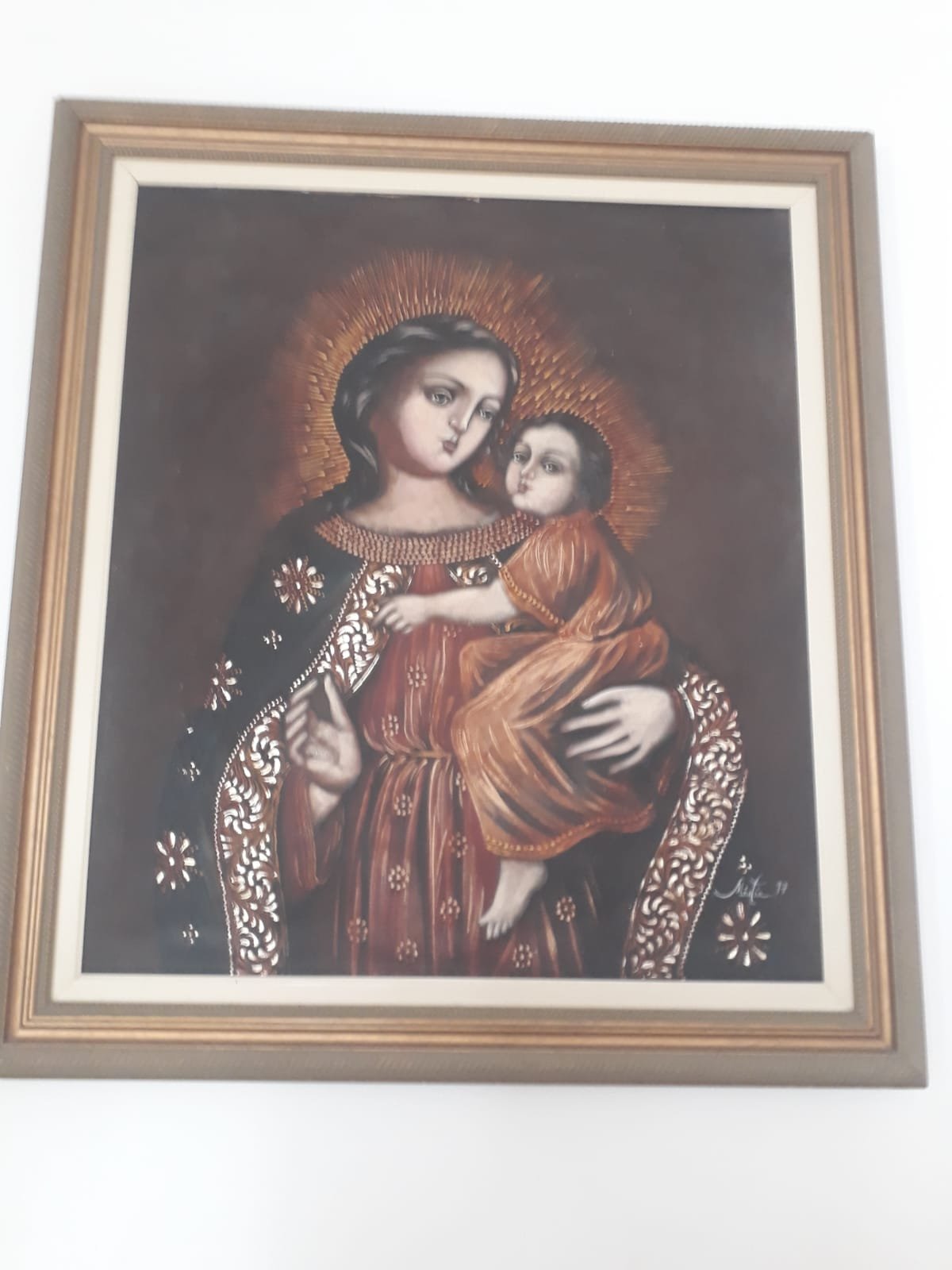 Obra: Nossa Senhora com o Menino Jesus (1980 - 1990)
