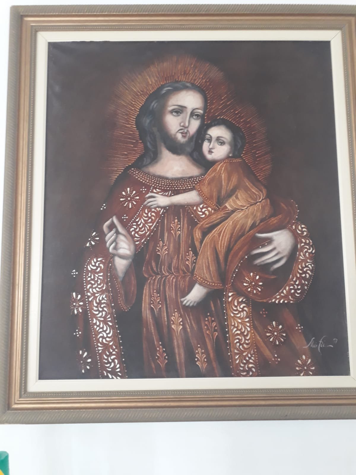 Obra: São José com o Menino Jesus (1980 - 1990)